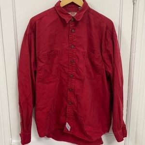 Vintage 90’s Levi’s red denim shirt